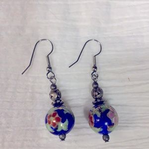 Vintage 90’s Silver dangle earrings